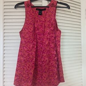 Marc Jacobs Vibrant Pink and Orange Blouse